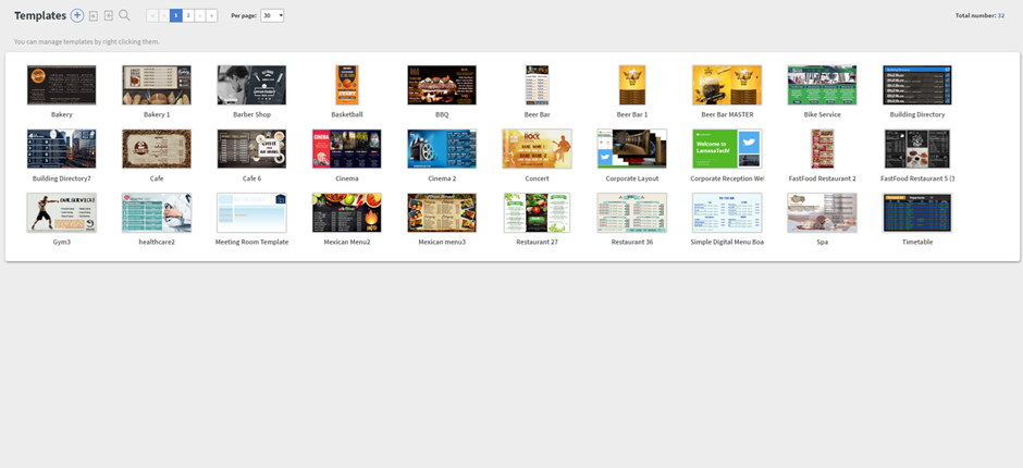 content templates
