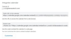 google calendar