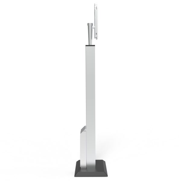 LamasaTech Zentron Kiosk with Battery Pack on Floor Stand Side View