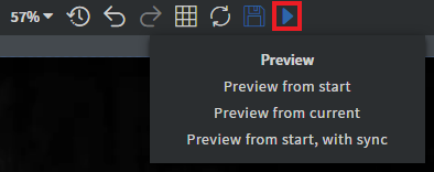 preview options menu