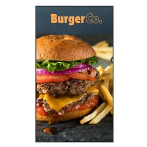 Muro UHB Single-Sided with burger advert