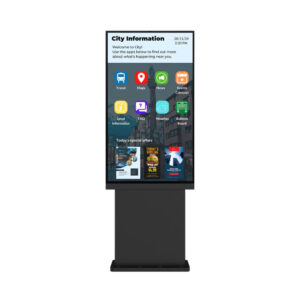 Versi Outdoor Freestanding Digital Signage Kiosk - Single screen