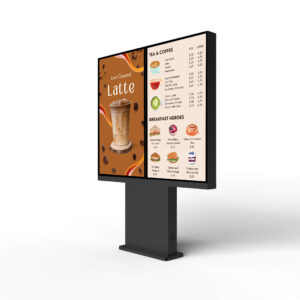 Versi Outdoor Freestanding Digital Signage Kiosk - Dual screen