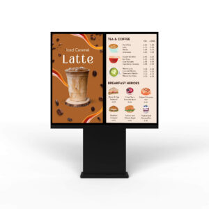 Versi Outdoor Freestanding Digital Signage Kiosk - Dual screen