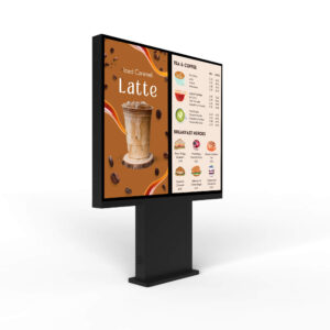 Versi Outdoor Freestanding Digital Signage Kiosk - Dual screen