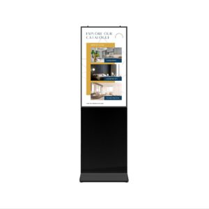 Digital Signage Kiosk With Freestanding Base