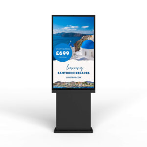 Versi Outdoor Freestanding Digital Signage Kiosk - Single screen