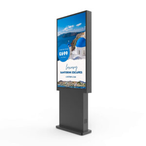 Versi Outdoor Freestanding Digital Signage Kiosk - Single screen